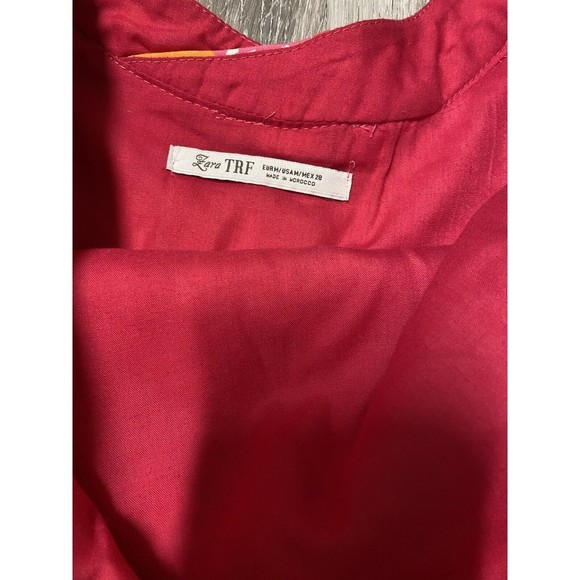 3/$30 Zara Mod 60s Floral Spring Easter Dress Fitted, Cap Sleeve - Picture 14 of 14